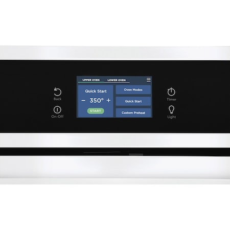 Frigidaire Frigidaire 27-in. Double Electric Convection Wall Oven, White FCWD2727AW